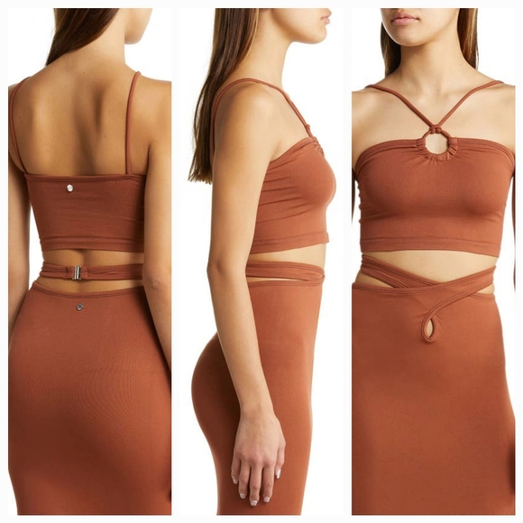 Simon Miller Nana Crop top and Yammin Midi Skirt in Coconut Shell XS/S NWT - Picture 11 of 12